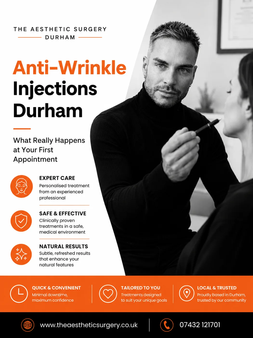 Advert for the clinic