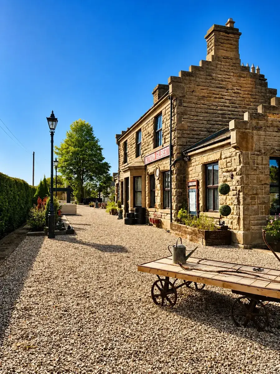 The Station House, a restored Victorian railway station in Durham, home of the clinic